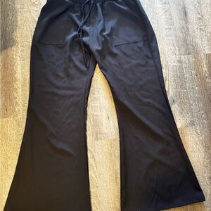 Black Wide-Leg Pants